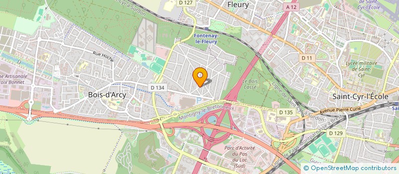 localisation de l'entreprise MONSIEUR PASCAL MELISSON  BOIS-D'ARCY