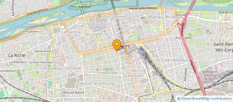 localisation de l'entreprise MONSIEUR PASCAL MENAGE  TOURS