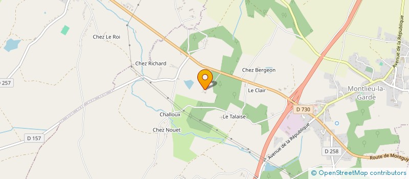 localisation de l'entreprise MONSIEUR PASCAL MENANTEAU  MONTLIEU-LA-GARDE