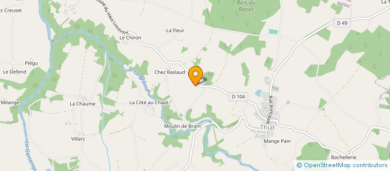 localisation de l'entreprise MONSIEUR PASCAL MENARD à VAL-D'OIRE-ET-GARTEMPE