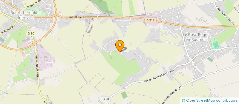 localisation de l'entreprise MONSIEUR PASCAL MENDY  BOSROUMOIS