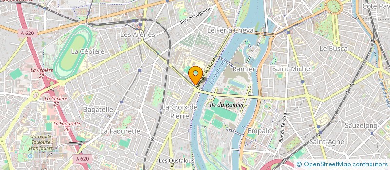 localisation de l'entreprise MONSIEUR PASCAL MERCIER  TOULOUSE