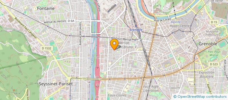 localisation de l'entreprise MONSIEUR PASCAL MERCIER  GRENOBLE