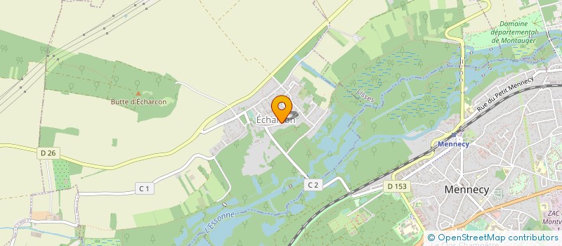 localisation de l'entreprise MONSIEUR PASCAL MERIEL  ECHARCON