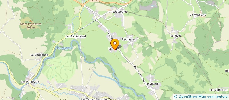 localisation de l'entreprise MONSIEUR PASCAL MERLE  SAINT-GERMAIN-LAPRADE