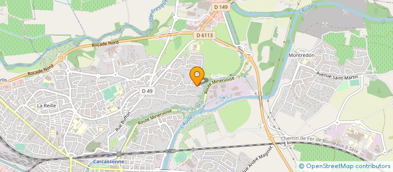 localisation de l'entreprise MONSIEUR PASCAL MESTRE  CARCASSONNE