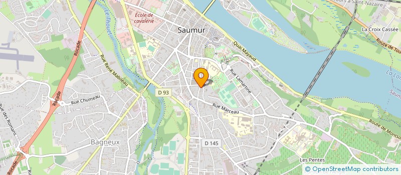 localisation de l'entreprise MONSIEUR PASCAL METIVIER à SAUMUR