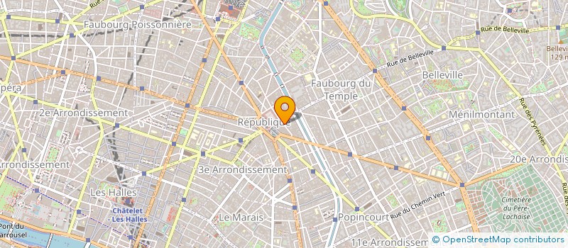 localisation de l'entreprise MONSIEUR PASCAL MEUNIER  PARIS