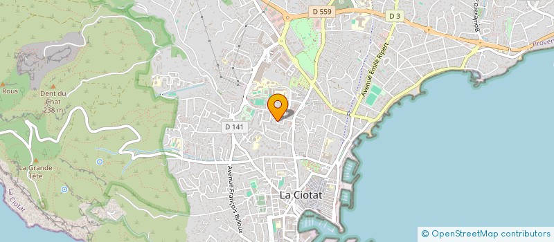 localisation de l'entreprise MONSIEUR PASCAL MEYER à LA CIOTAT