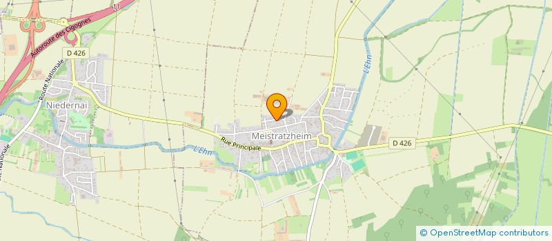 localisation de l'entreprise MONSIEUR PASCAL MEYER  MEISTRATZHEIM