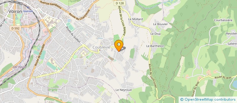 localisation de l'entreprise MONSIEUR PASCAL MICCOLI à COUBLEVIE