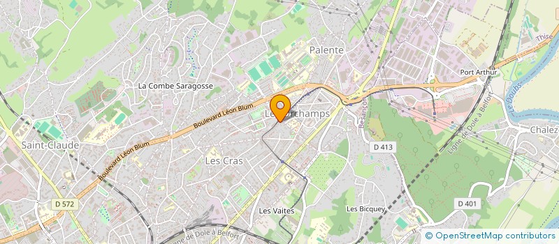 localisation de l'entreprise MONSIEUR PASCAL MICHEL à BESANCON