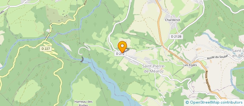 localisation de l'entreprise MONSIEUR PASCAL MICHEL  SAINT-PIERRE-DE-MEAROZ