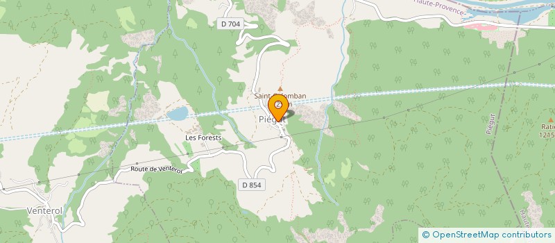 localisation de l'entreprise MONSIEUR PASCAL MICHEL  PIEGUT