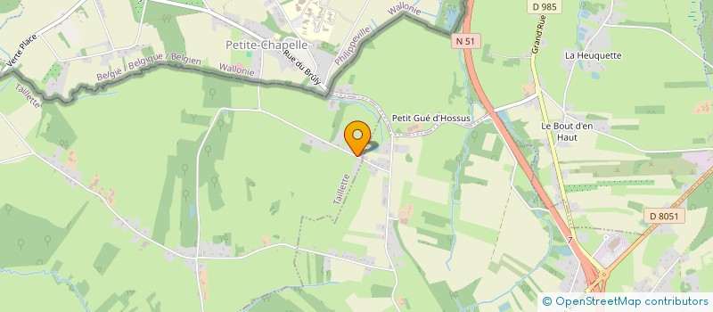 localisation de l'entreprise MONSIEUR PASCAL MIDOUX  TAILLETTE