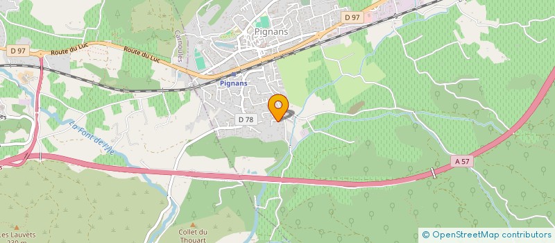 localisation de l'entreprise MONSIEUR PASCAL MIELLE  PIGNANS