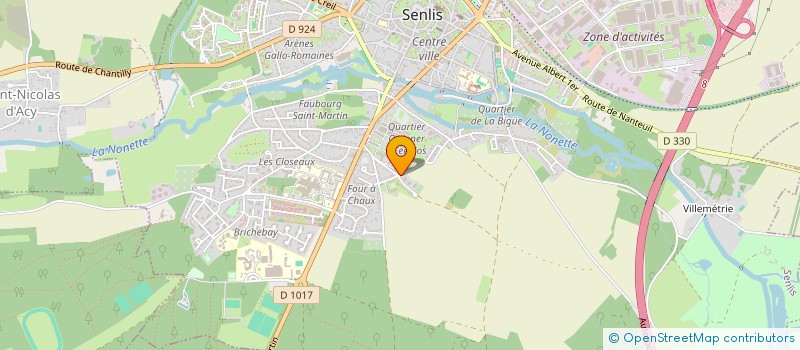 localisation de l'entreprise MONSIEUR PASCAL MILLERAT  SENLIS