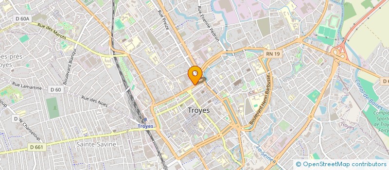 localisation de l'entreprise MONSIEUR PASCAL MILLERET à TROYES