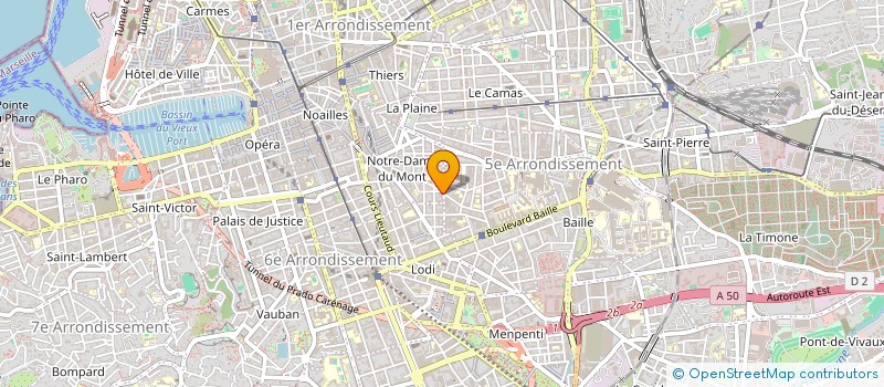 localisation de l'entreprise MONSIEUR PASCAL MILLERET à MARSEILLE