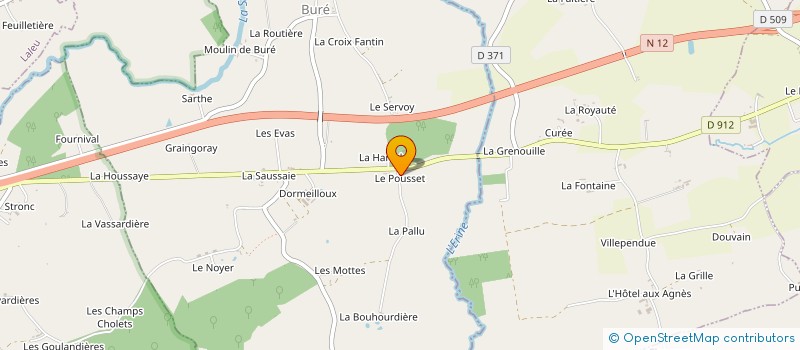 localisation de l'entreprise MONSIEUR PASCAL MILLET à BURE