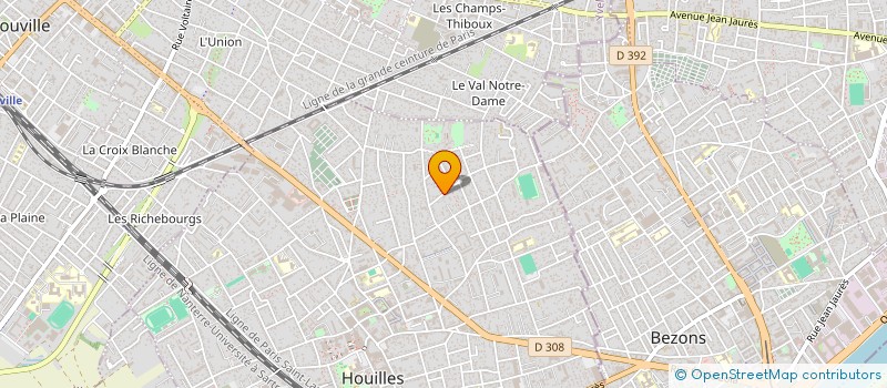 localisation de l'entreprise MONSIEUR PASCAL MILLIEN à HOUILLES