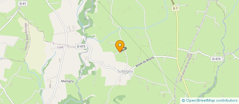 localisation de l'entreprise MONSIEUR PASCAL MILLOT  SUBLIGNY