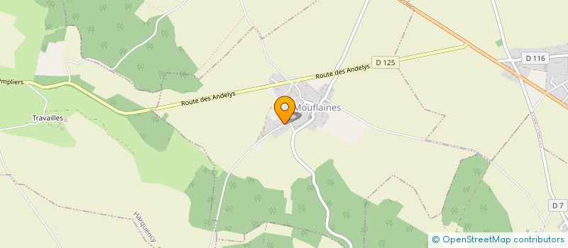 localisation de l'entreprise MONSIEUR PASCAL MILON  MOUFLAINES