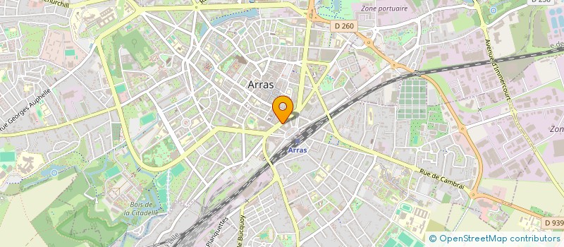 localisation de l'entreprise MONSIEUR PASCAL MINET à ARRAS