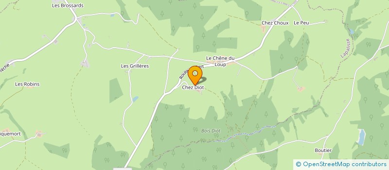 localisation de l'entreprise MONSIEUR PASCAL MINET  LAPALISSE