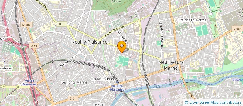 localisation de l'entreprise MONSIEUR PASCAL MINET  NEUILLY-PLAISANCE