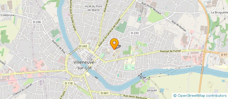 localisation de l'entreprise MONSIEUR PASCAL MINOU DJEUKUI  VILLENEUVE-SUR-LOT