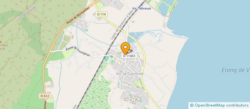 localisation de l'entreprise MONSIEUR PASCAL MIRALLES  VIC-LA-GARDIOLE