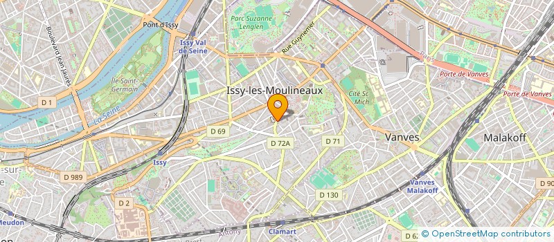 localisation de l'entreprise MONSIEUR PASCAL MIRANDEL à ISSY-LES-MOULINEAUX