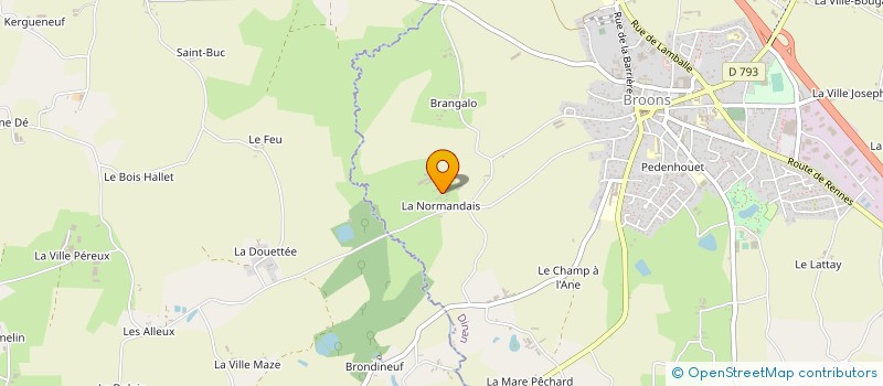 localisation de l'entreprise MONSIEUR PASCAL MIRIEL à BROONS