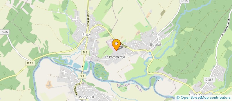 localisation de l'entreprise MONSIEUR PASCAL MISERE  CHAUX-LA-LOTIERE