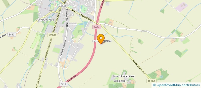localisation de l'entreprise MONSIEUR PASCAL MITRIOT à VATAN