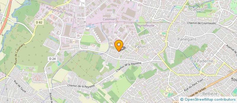 localisation de l'entreprise MONSIEUR PASCAL MITTEAUX  TOURNEFEUILLE