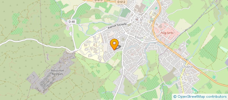 localisation de l'entreprise MONSIEUR PASCAL MODAT  THUIR