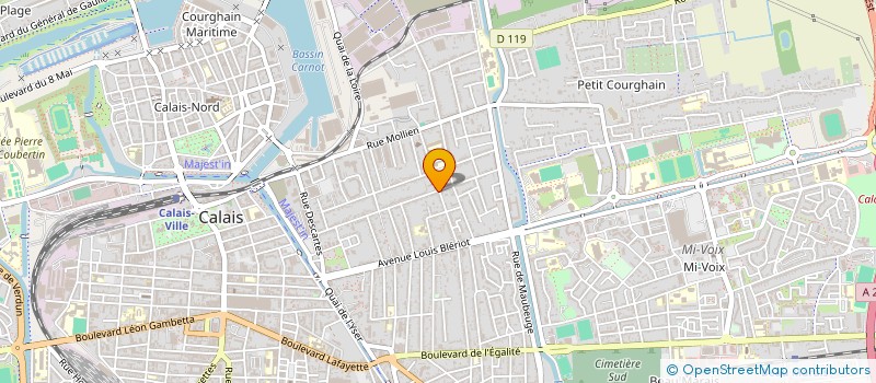 localisation de l'entreprise MONSIEUR PASCAL MOERMAN  CALAIS