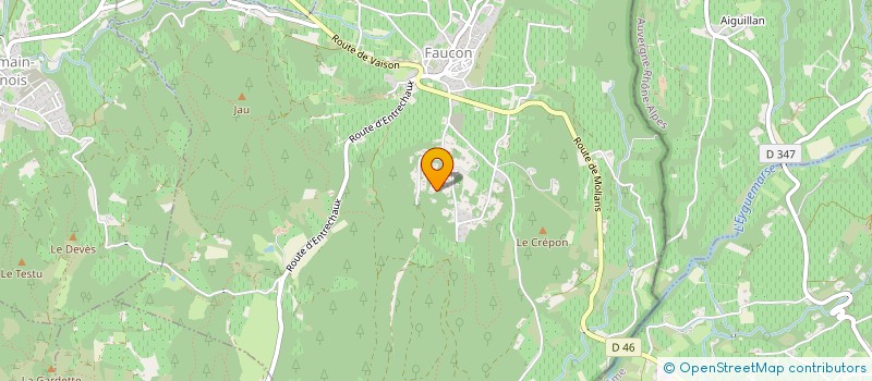 localisation de l'entreprise MONSIEUR PASCAL MOKRZYCKI  FAUCON