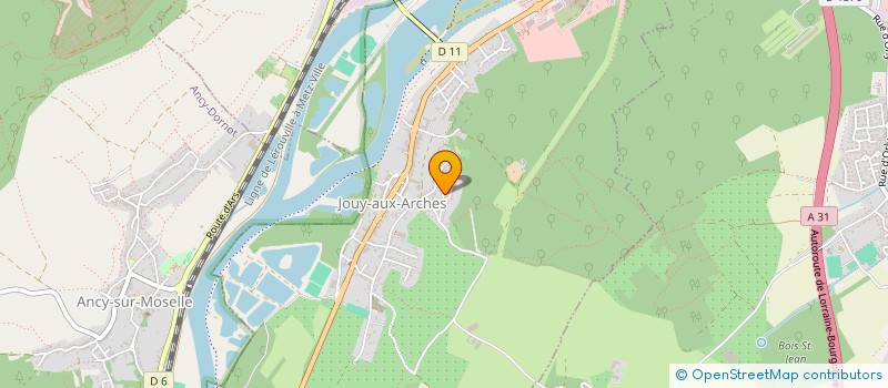 localisation de l'entreprise MONSIEUR PASCAL MOMPER  JOUY-AUX-ARCHES