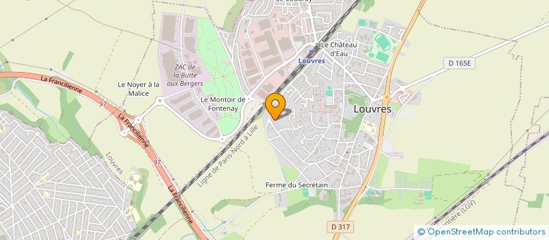 localisation de l'entreprise MONSIEUR PASCAL MONIN à LOUVRES