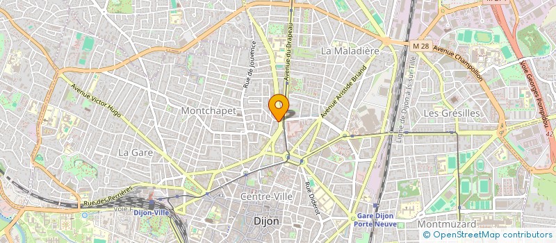 localisation de l'entreprise MONSIEUR PASCAL MONNERET à DIJON