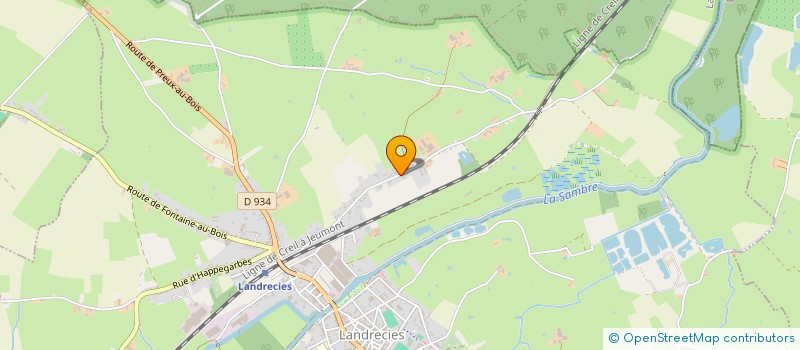 localisation de l'entreprise MONSIEUR PASCAL MONNEUSE  LANDRECIES