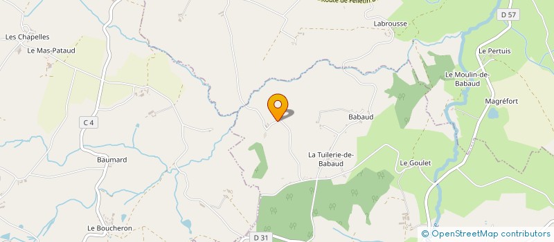localisation de l'entreprise MONSIEUR PASCAL MONTAGNAC à SAINT-PRIEST-LIGOURE