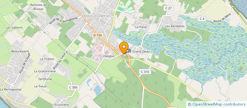 localisation de l'entreprise MONSIEUR PASCAL MONTAY  DOLUS-D'OLERON