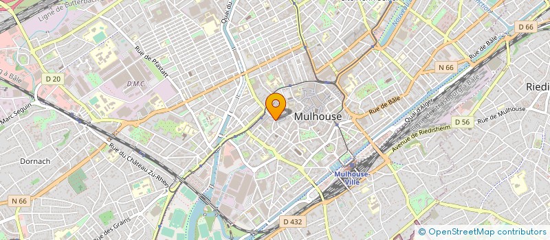 localisation de l'entreprise MONSIEUR PASCAL MONTOYA  MULHOUSE