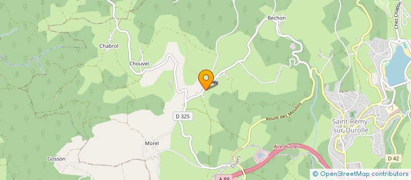 localisation de l'entreprise MONSIEUR PASCAL MONTRAYNAUD  SAINT-REMY-SUR-DUROLLE