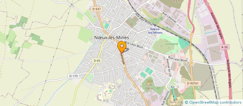 localisation de l'entreprise MONSIEUR PASCAL MORAND à NŒUX-LES-MINES
