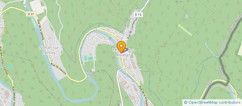 localisation de l'entreprise MONSIEUR PASCAL MORCRETTE  LES HAUTES-RIVIERES